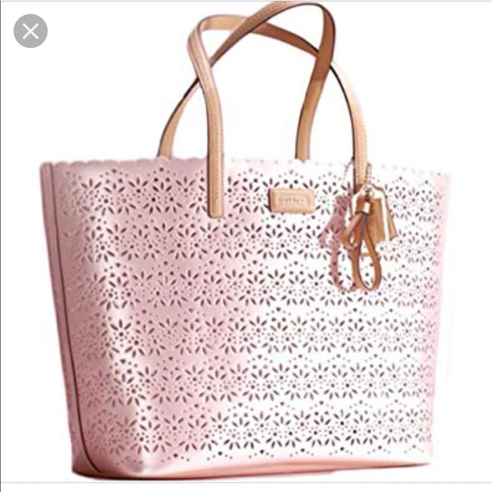 Coach Pink Eyelet Purse, Wallet and Pouch